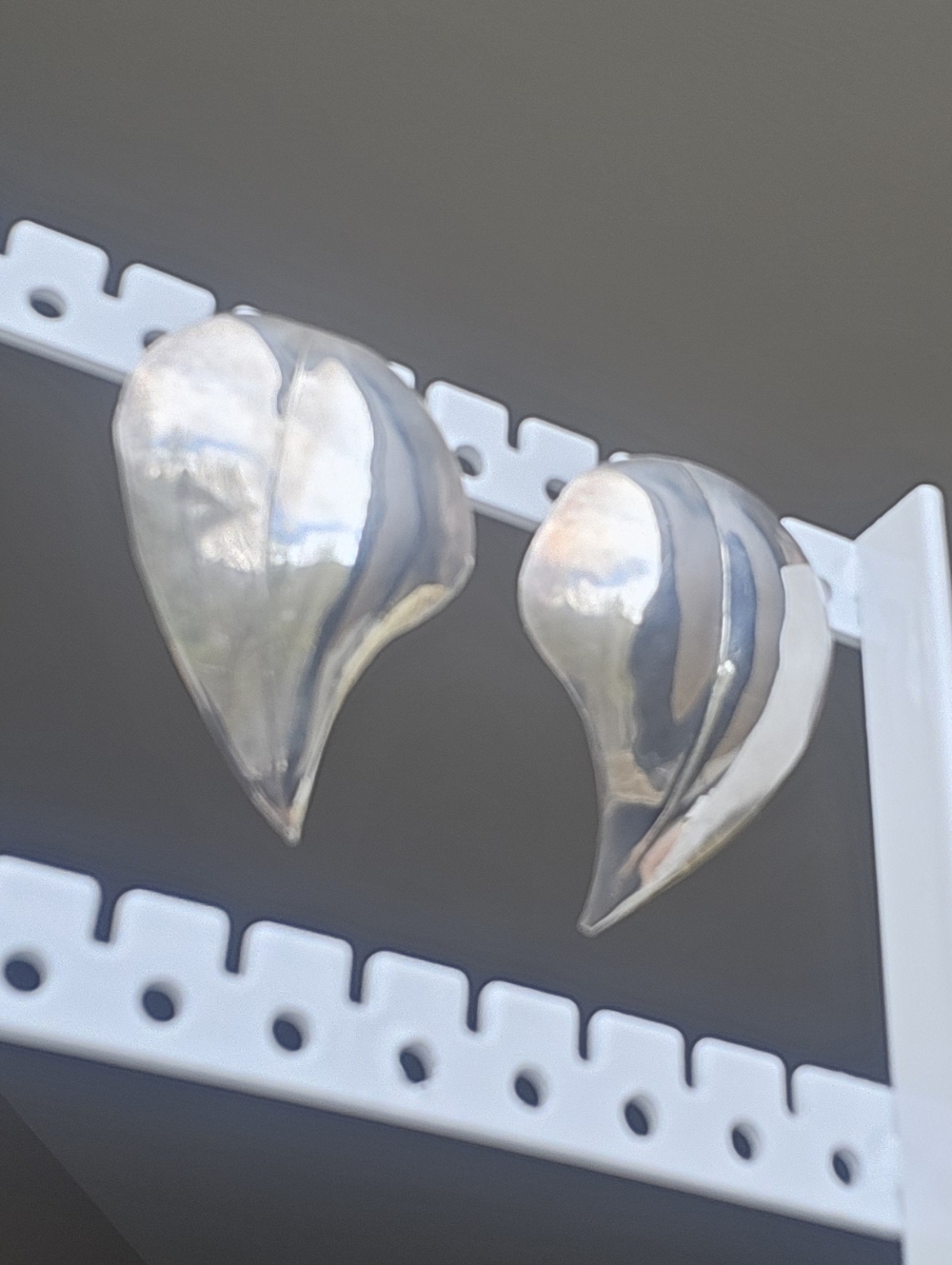 Sterling Silver Leaf  Earrings